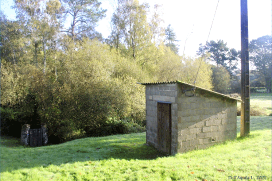 Photo 1. Station de captage d’un service associatif (Loire-Atlantique).